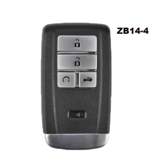 KEYDIY Universal 4 Buttons Smart Key for KD-X2 Car Key Remote Replacement Fit for More than 2000 Models ZB14-4