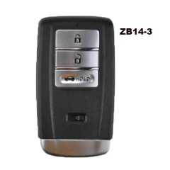 KEYDIY Universal 3 Buttons Smart Key for KD-X2 Car Key Remote Replacement Fit for More than 2000 Models ZB14-3