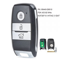 Keyless Go Smart Remote Car Key Fob 433MHz ID47 for Kia Sportage 2019-2020  PN: 95440-D9510