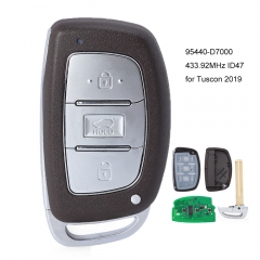 Smart Remote Car Key Fob FSK 433.92MHz ID47 for Hyundai Tucson 2019 P/N: 95440-D7000