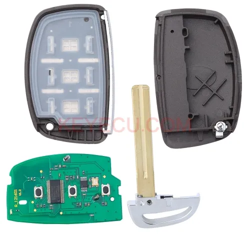 Keyless-Go Smart Remote Car Key Fob 433.92MHz ID47 for Hyundai Ioniq 2019 P/N: 95440-G2600