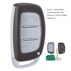 Keyless-Go Smart Remote Car Key Fob 433.92MHz ID47 for Hyundai P/N: 95440-D3500