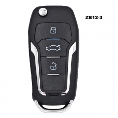 Universal KEYDIY KD Smart Key Remote Flip Type for KD-X2 KD Car Key Remote Replacement Fit More than 2000 Models ZB12-3