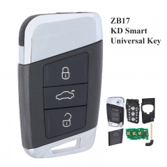 KEYDIY Universal 3 Buttons Smart Key for KD-X2 Car Key Remote Replacement Fit for More than 2000 Models ZB17