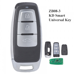 KEYDIY Universal 3 Buttons Smart Key for KD-X2 Car Key Remote Replacement Fit for More than 2000 Models ZB08-3