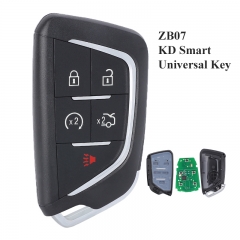 KEYDIY ZB07 Universal Smart Key 5 Button for KD-X2 KD900 Mini KD Car Key Remote Replacement Fit More than 2000 Models