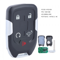 Aftermarket Smart Key Proximity Remote FOB 5 Button for GMC SIERRA 2019 FCCID: HYQ1EA PN: 13591396