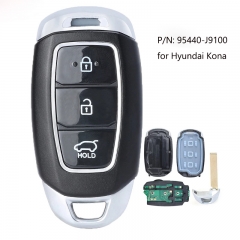 Remote Key Fob 433.92MHz FSK NCF29A1X / HITAG 3 / 47 Chip 3 Button for Hyundai Kona 2018 2019 2020 95440-J9100