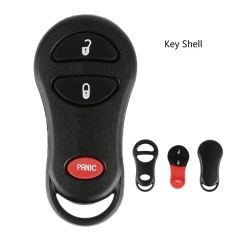 10PCS/Lot Remote Key Shell 2+1 Button for Chrysler Jeep Grand Cherokee Dodge Ram