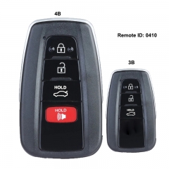 ASK 314.3MHz/433MHz Smart Remote Key TOY12 for 2018-2019 Toyota Avalon Board ID:14FBE-0410