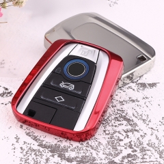 Soft TPU Car key case buckle protective cover for BMW i3 i8