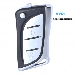 P/N: XKLEX0EN XHORSE Flip Style 3 Buttons Super Universal Remote Car Key for VVDI Remote Key Tool