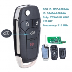 Mando a distancia abatible sin llave para Ford Transit Connect 2019-2020 FCCID: N5F-A08TAA 164-R8236