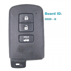 281451- 0020 G Smart Key 8A for Toyota Corolla Camry Avalon 2001 2002 2003 - 2006 FCCID: HYQ14FBA, P/N: 89904-06140