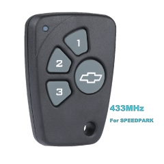 Remote Control Key 3+1 Button 433MHz Fob Replacement for Chevrolet SPEEDPARK