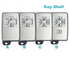 Reemplazo de tarjeta inteligente con llave remota, carcasa Fob 2B / 3B / 4B / 5Button para Toyota