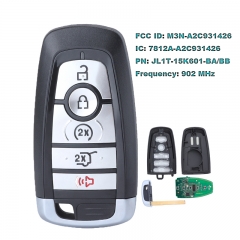 Reemplazo de llave inteligente de 5 botones 902MHz ID49 para Ford Expedition JL1T-15K601-BB M3N-A2C931426