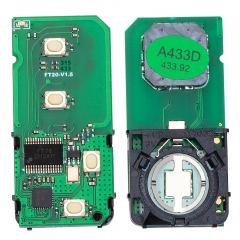 Lonsdor FT20-F433 / A433 433.92MHz Toyota Lexus 4D Smart Key PCB