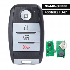 95440-G5000 Llave remota inteligente Keyless-Go OEM / Aftermarket FSK 433.92MHz para KIA Niro Touring LX EX S Touring Hybrid 2017 2018 2019 FCCID: TQ8