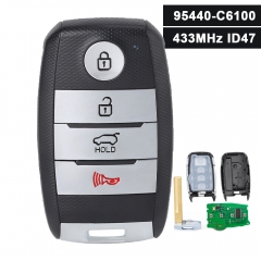 P / N: 95440-C6100 Llave remota inteligente Keyless-Go para KIA Sorento 2019 2020 433MHz ID47 Chip FCCID: TQ8-FOB-4F06 (UMa PE)