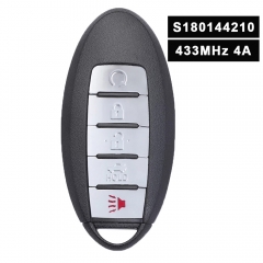 S180144210 Smart Remote Key Fob for Infiniti Q50 2016 Q60 2017 2018  433.92MHz 4A Chip