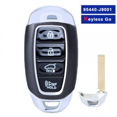 Aftermarket P/N 95440-J9001 Smart Keyless Remote Key Fob 433MHz 4 Button for Hyundai Kona 2019 2020 2021 FCCID: TQ8-FOB-4F19
