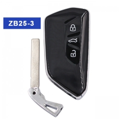 ZB25-3 Universal KEYDIY KD Smart Key Flip Remote for KD-X2 KD Car Key Remote Replacement Fit More than 2000 Models