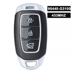 OEM P/N: 95440-G3100 Smart Key 433MHz FOB Keyless Entry 3 Button for Hyundai I30 2017 2018 2019 2020 FCC: SYEC3FOB1608