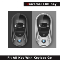 TK988 Modified Universal Touch LCD Screen Key Cover for Mercedes-Benz S Class 500L S450L for BMW Audi Lexus Land Rover