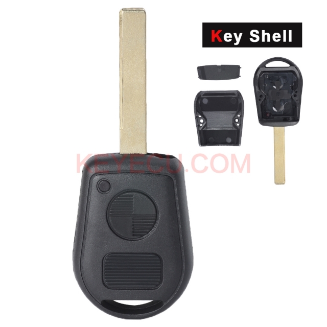Remote Key Shell Case 2 Button for BMW M3 X5 Z4 325 330 i Ci Xi HU92