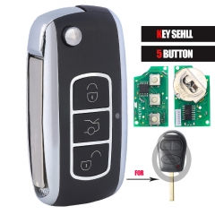 Mando a distancia actualizado para coche 315/433MHz ID44 para Land Rover Range Rover 2002-2006 /Sport 2006 programación gratuita