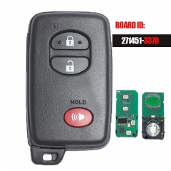 Smart Remote Key 314.3MHz/315MHz/433MHz for Toyota HYQ14AAB P/N: 271451-3370 E Board