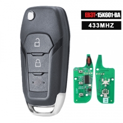 Smart Remote Key 2 Button FSK 433MHz 49 Chip for Ford F150 F250 Ranger Mondeo EB3T-15K601-BA