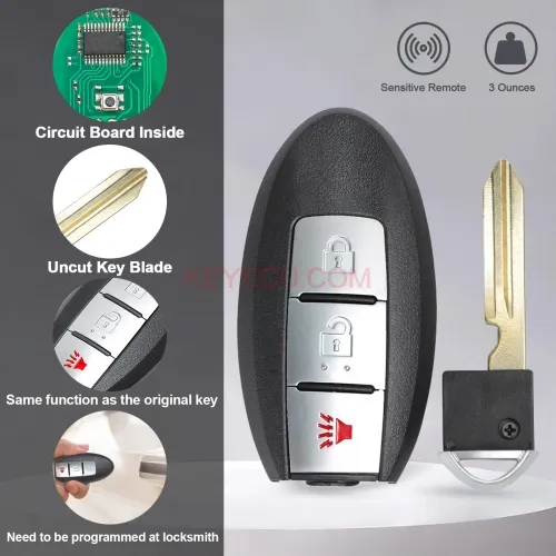 FCCID: KBRTN001 315MHz Replacement Prox Smart Remote Key Fob for Nissan Murano 2005 2006 2007