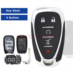 5 Button Smart Remote Key Case Shell Fob for 2018 2019 2020 21 Chevrolet Equinox