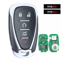 HYQ4EA HYQ4AA Smart Remote Key 5 Button 315MHz/433MHz FOB for Chevrolet Cruze Malibu Camaro 2016-2021