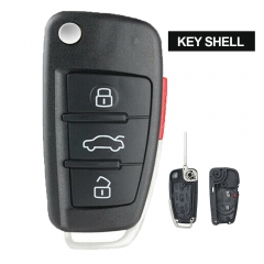 Remote Key Shell for Audi A3 A4 A6 Q5 Q7 S5 S6 Quattro TT 2006-2010 MYT-4073A