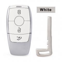 White Smart Remote Key Shell 3 Button for Mercedes-Benz for Mercedes-Benz C200L E300L S320 GLC