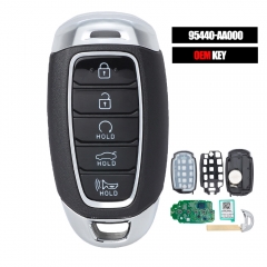 OEM 95440-AA000 434MHz 6A Chip Smart Remtoe Key 5 Button for Hyundai Elantra Sedan 2021 FCCID: NYOMBEC5FOB2004