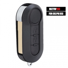 RX2TRF198 Llave remota 2 botones Fob 433MHz PCF7946 para Fiat 500 Doblo Punto Florino - Delphi BSI