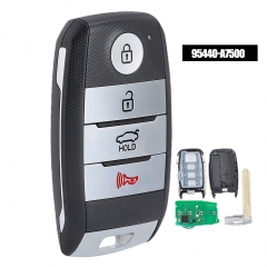 PN: 95440-A7500 Smart Remote Key 4 Button 433MHz 8A Chip para 2014 2015 2016 Kia Forte FCCID: CQOFN00040