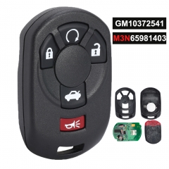 GM/S 10372541 Smart Remote Key 5 Button 315MHz ID46 Chip Fob for Cadillac STS 2005 2006 2007 FCC ID M3N65981403