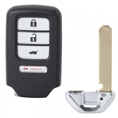 FCC ID: ACJ932HK1310A Smart Remote Control Car Key With 3+1 4 Buttons 433MHz for Honda CR-Z 2016 Fob P/N: 72147-SZT-A01