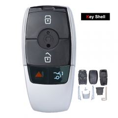 Black Smart Remote Key Shell 4 Button for Mercedes-Benz C200L E300L S320 GLC