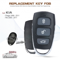 Upgrade Remote Key 1 Button 304MHz Fob for Kia Rio 2000-20011 , for Kia Pregio 1998-2011
