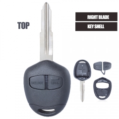 Top Remote Key Shell 2 Button for Mitsubishi Grandis Outlander Lancer IV Right Blade