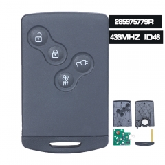 P/N: 285975779R Smart Remote Key FSK 433.92MHz PCF7952A Fob for Renault Laguna III ,ZOE,Fluence , Megane III, Scenic, Grand Scenic 2008-2016