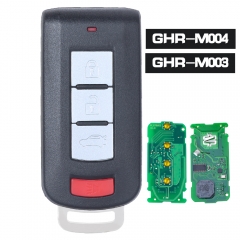 GHR-M004, GHR-M003 4 Button Smart Remote Key Keyless Fob 433MHz ID47 for Mitsubishi Pajero Sport L200 Montero