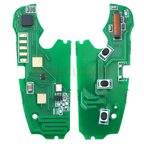 Flip Remote Key 3 Button 434MHz ID48 Chip for Audi A1 Q3 P/N: 8X0 837 220D , 8X0837220D