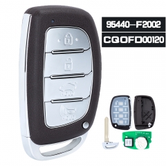 PN: 95440-F2002 Smart Keyless Remote Key 433.92MHz 4 Buttton Fob for Hyundai Elantra 2019 2020 CQOFD00120